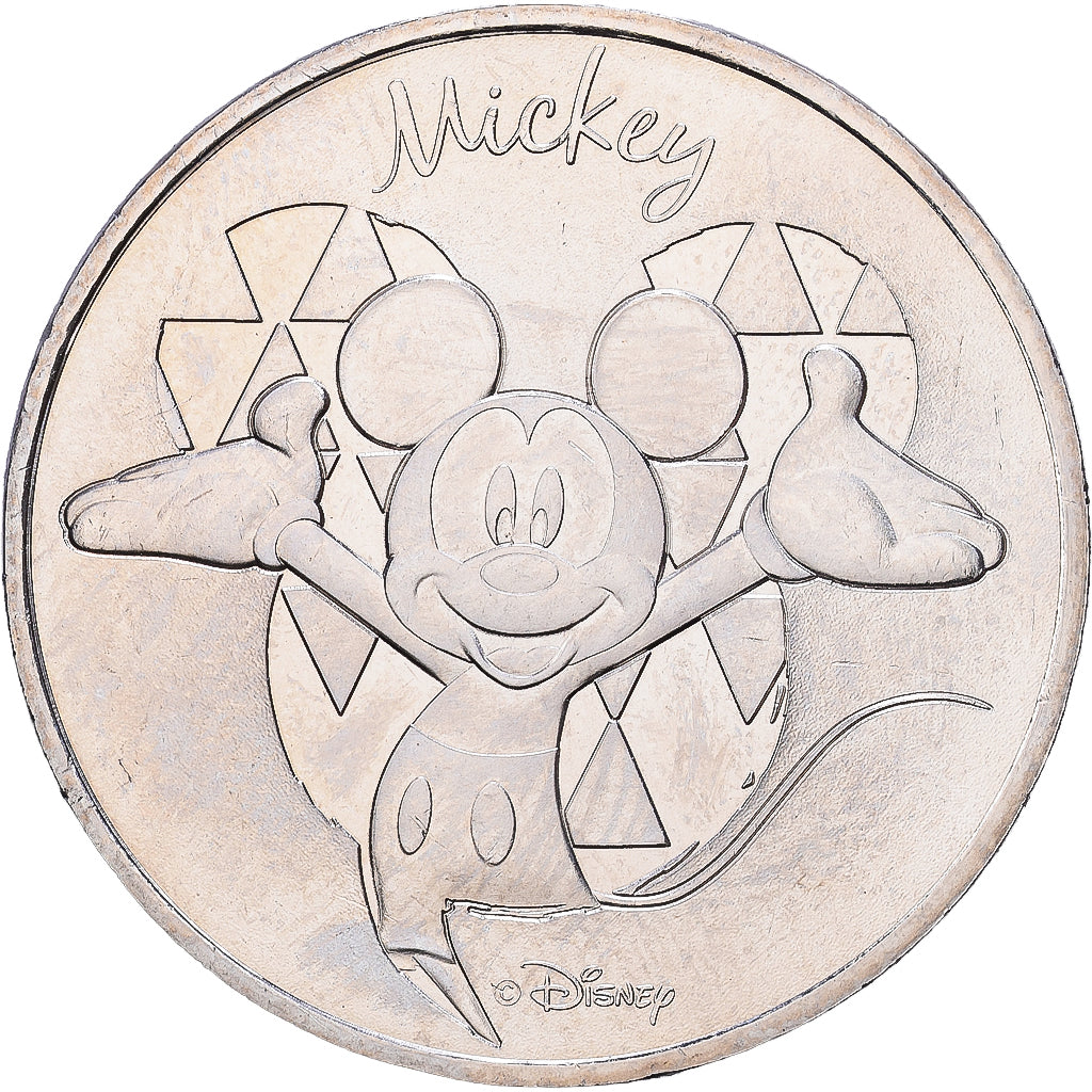 France, Medal, Mickey, 2018, Copper-nickel, MDP, MS(63)