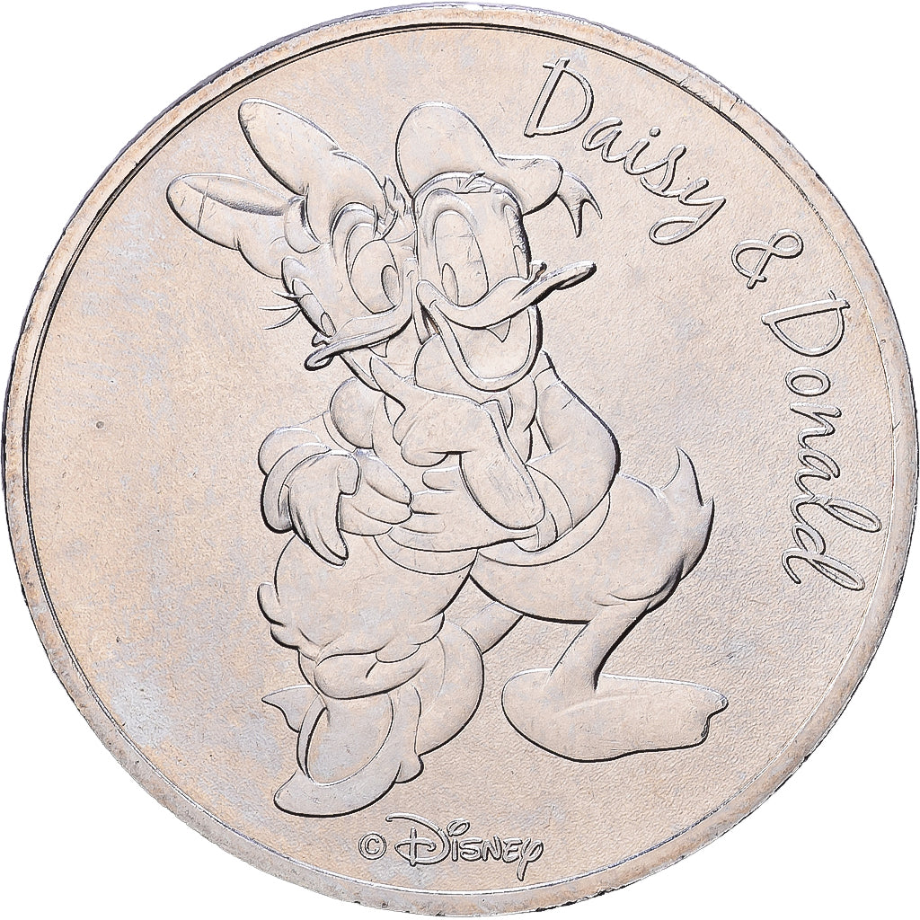 Francia, medaglia, daisy et Donald, 2018, Rame-nichel, MDP, SPL