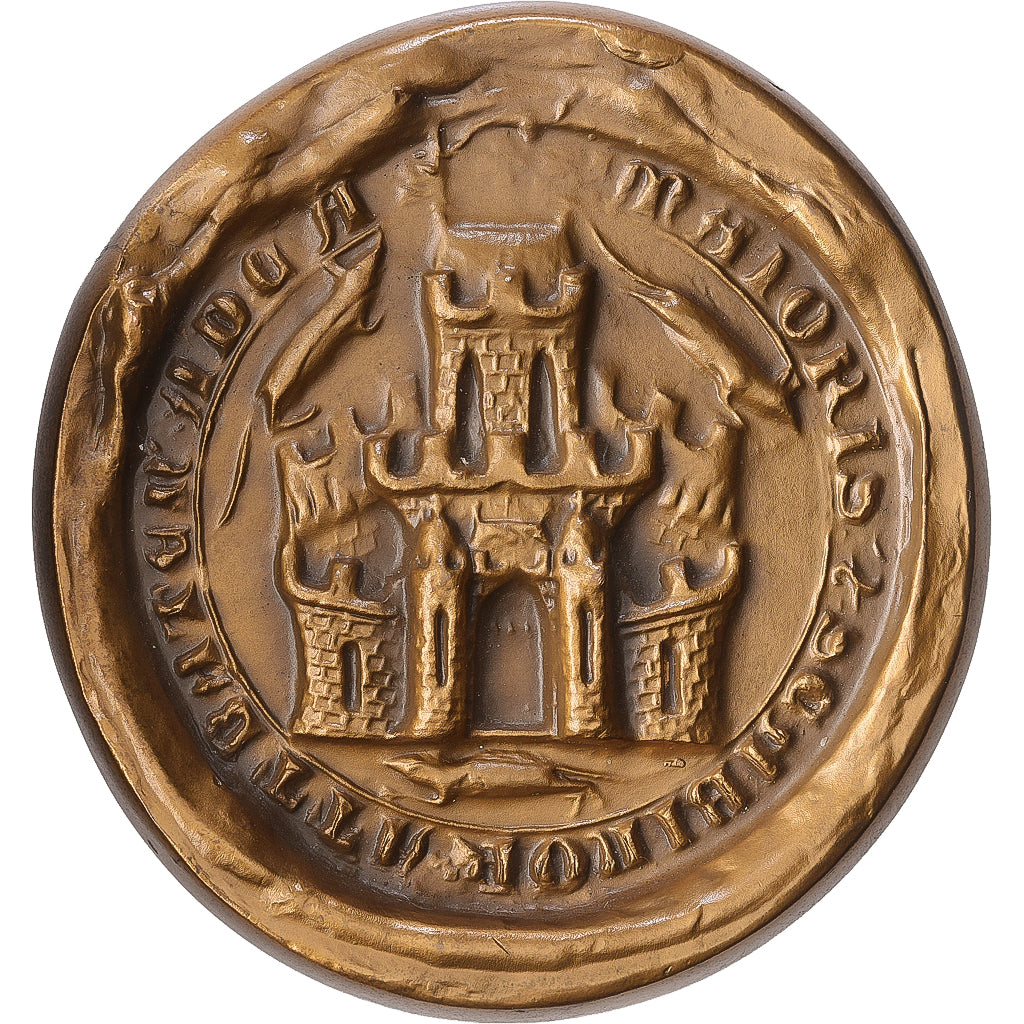 Francja, medal, Sceau de la Ville d'Arras, Artois, Bronze Florentin, MS(63)