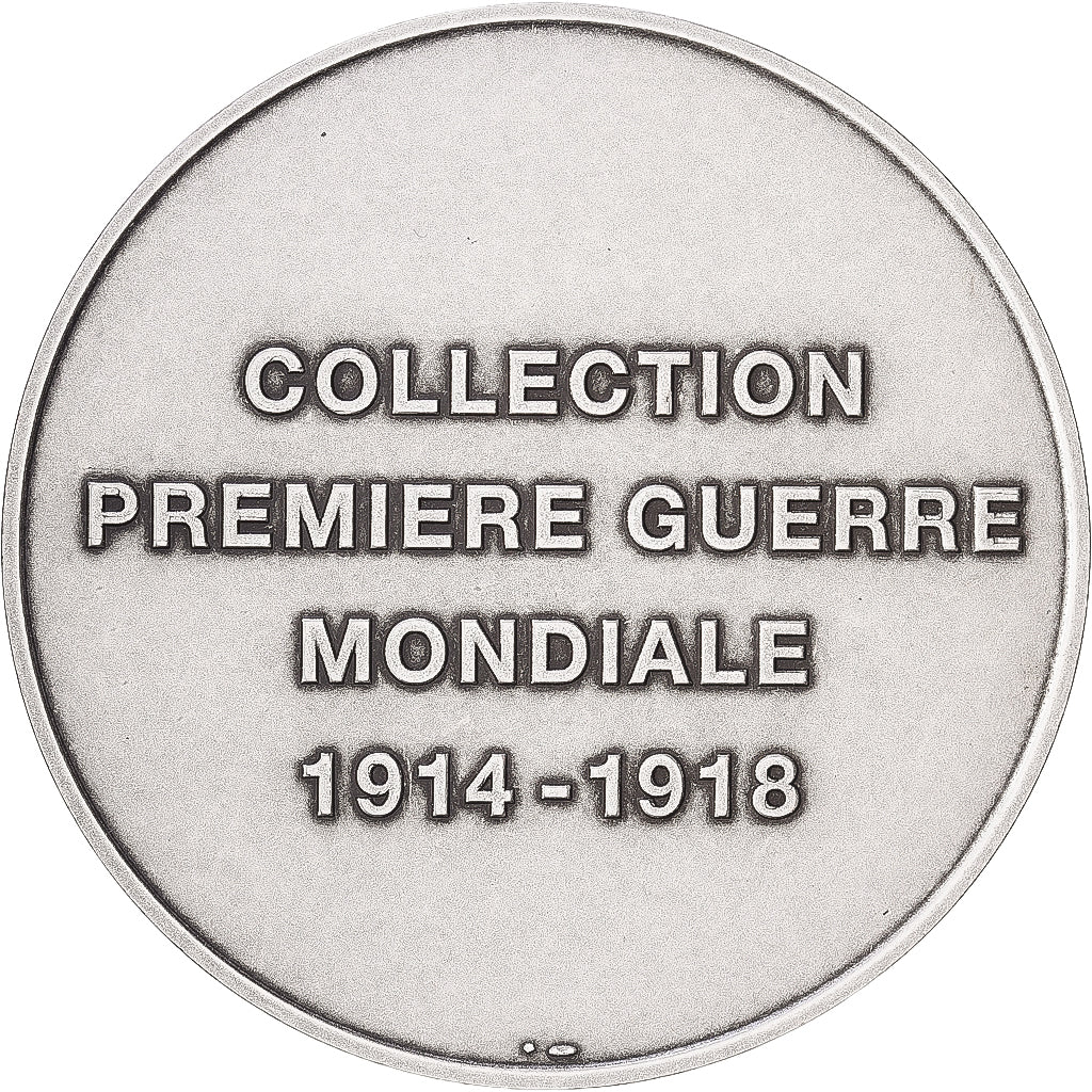 Frankreich, Medaille, Le général Mangin devant Douaumont, Silvered bronze