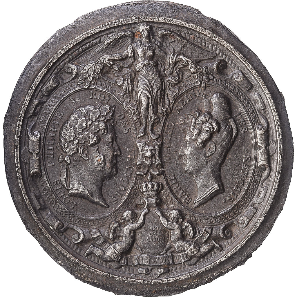 Frankreich, Medaille, Louis Philippe Ier, La Famille Royale visite la Monnaie de