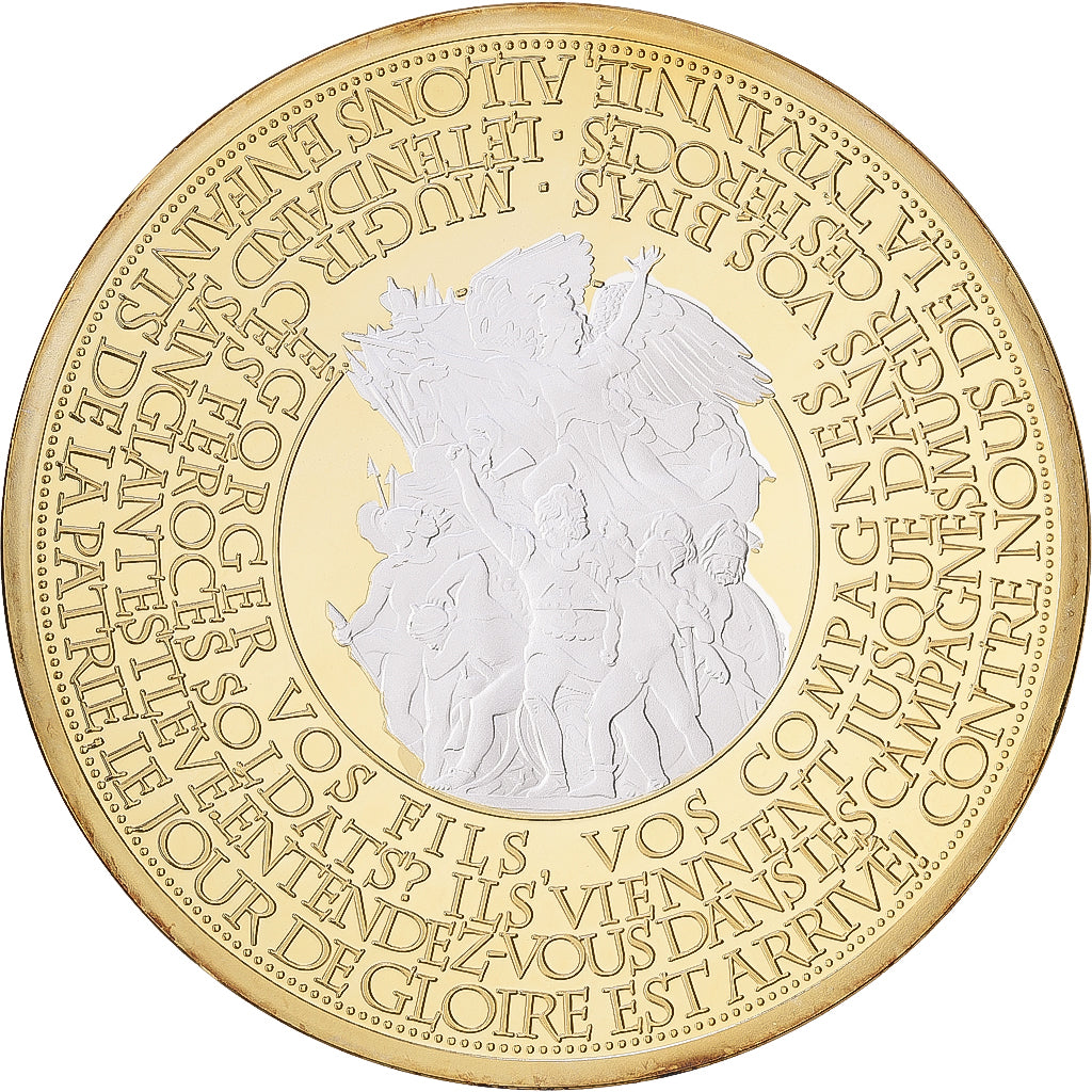France, Medal, Les piliers de la République, Marianne, Copper Clad Brass