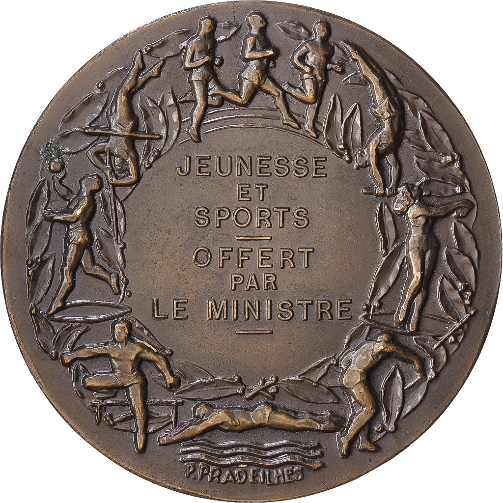 France, Médaille, Jeunesse et sports, Bronze, SPL, Pradeilmes