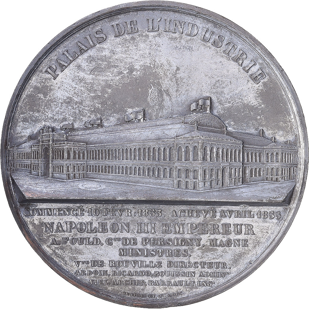 Frankrijk, Medaille, Second Empire, Exposition Universelle, Palais de