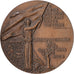 France, Médaille, Cinquantenaire de l'Armistice, Clémenceau, 1968, Bronze
