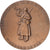France, Medal, Cinquantenaire de l'Armistice, Clémenceau, 1968, Bronze