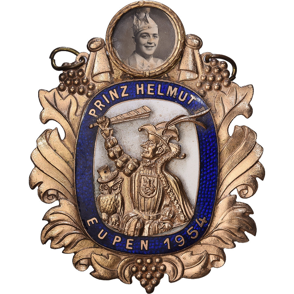België, Medaille, Prinz Helmut, Eupen, 1954, Tin, ZF