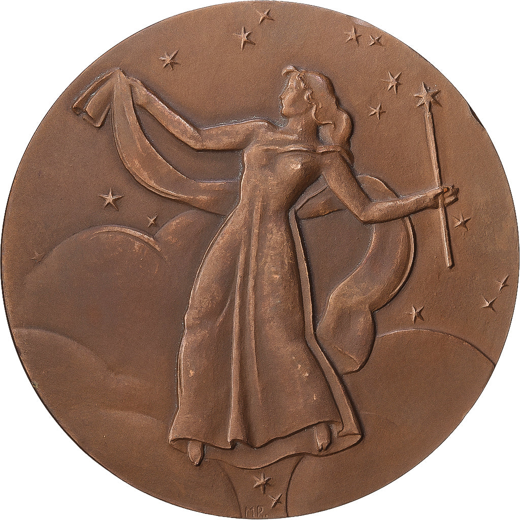 Frankreich, Medaille, Georges Jamati, 1954, Bronze, Marcel Renard, SS+