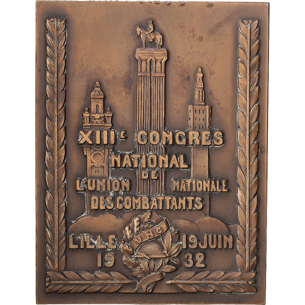 Francia, medalla, XIIIème Congrès de l'Union Nationale des Combattants, Lille