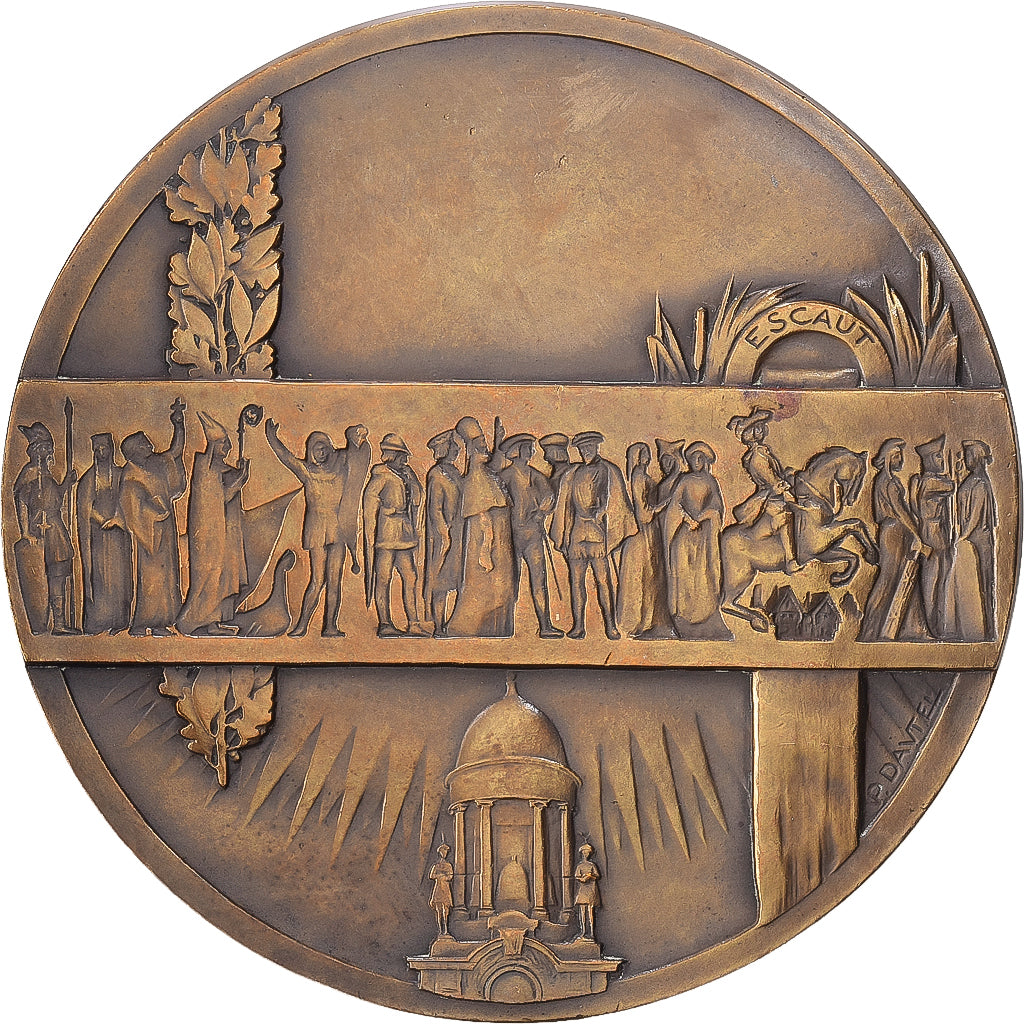 Frankrijk, Medaille, Ville de Cambrai, Bronzen, ZF