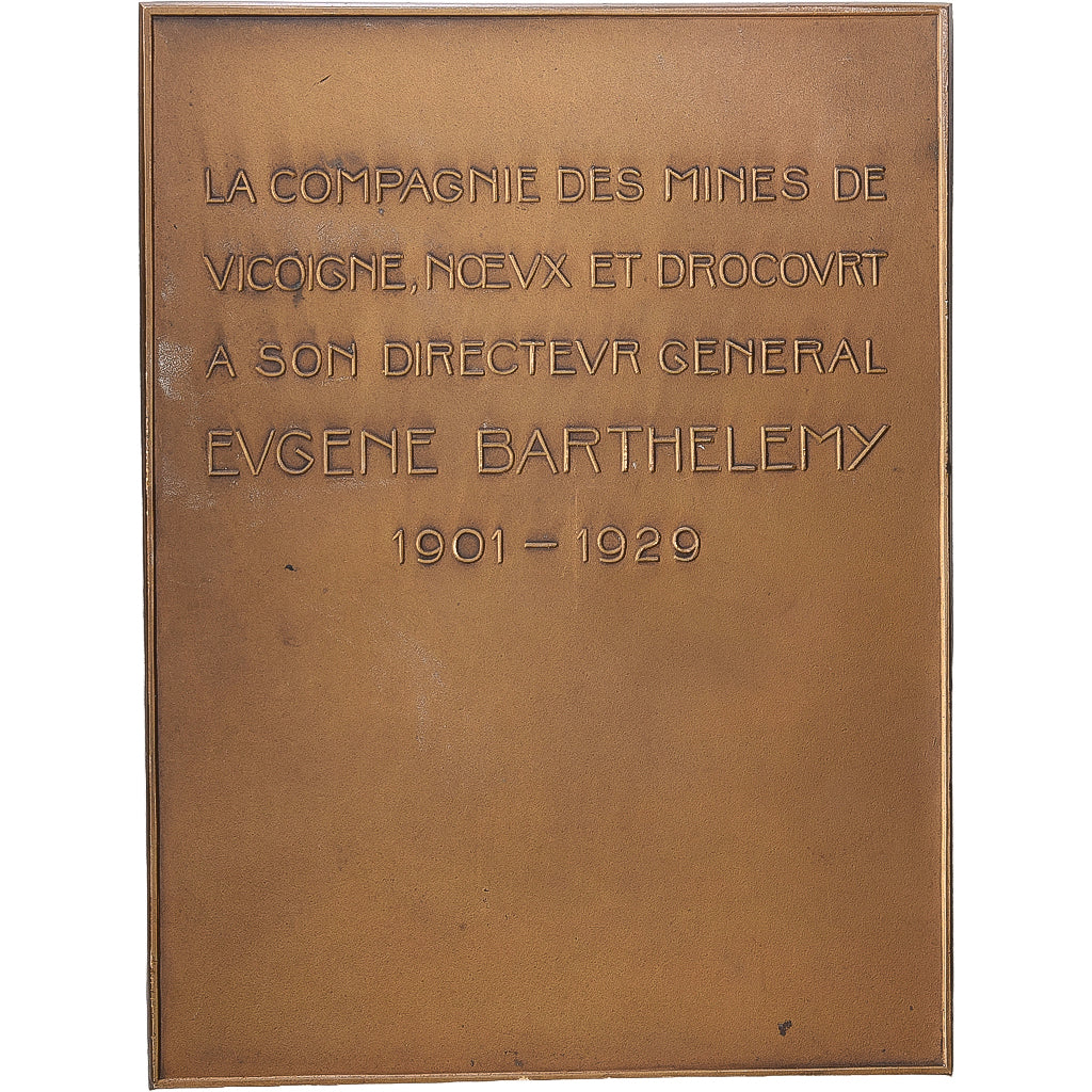 França, medalha, Eugène Barthélémy, Compagnie des Mines de Vicoigne, Nœux