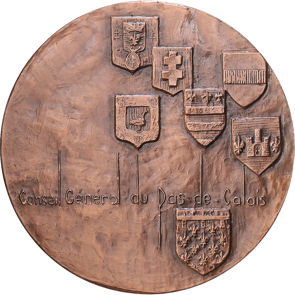 Francia, medaglia, Conseil Général du Pas-de-Calais, 1976, Bronzo, SPL