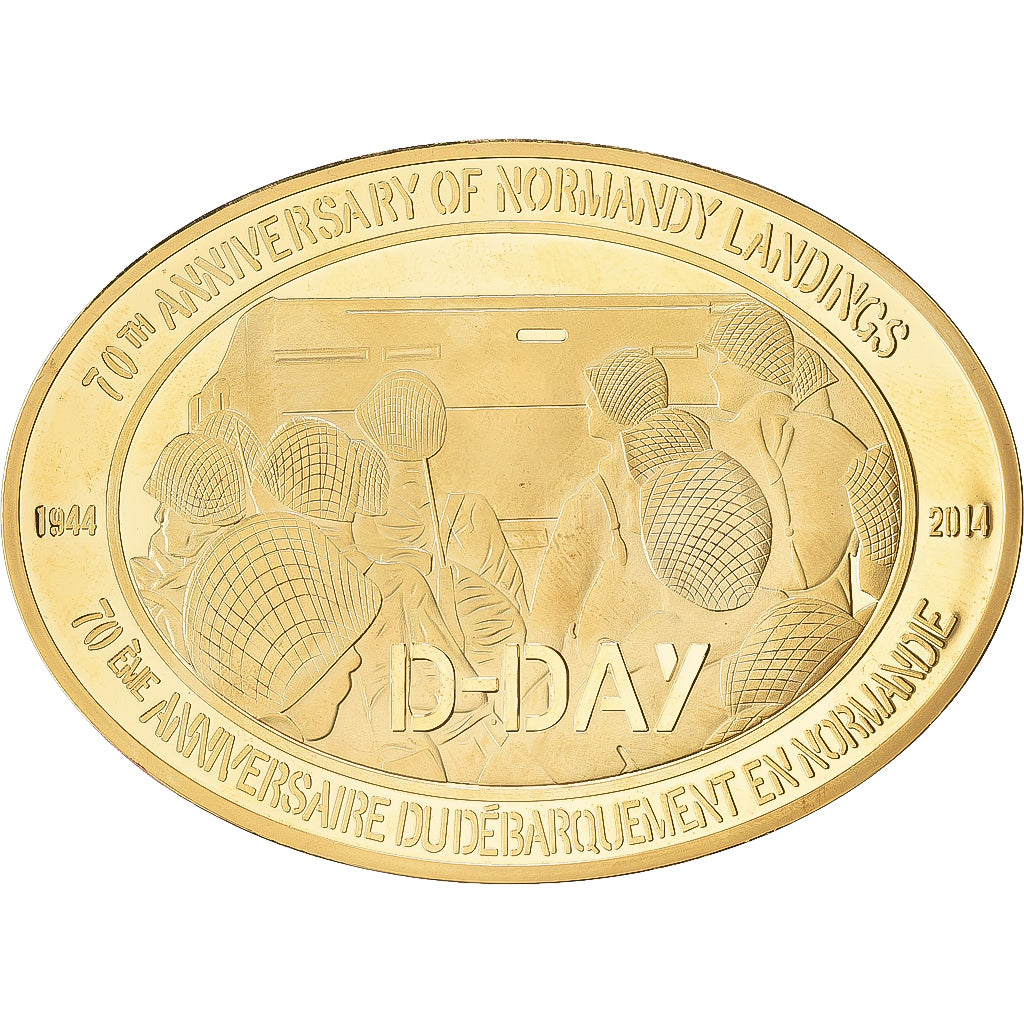 França, medalha, 70ème Anniversaire du Débarquement de Normandie, D-DAY
