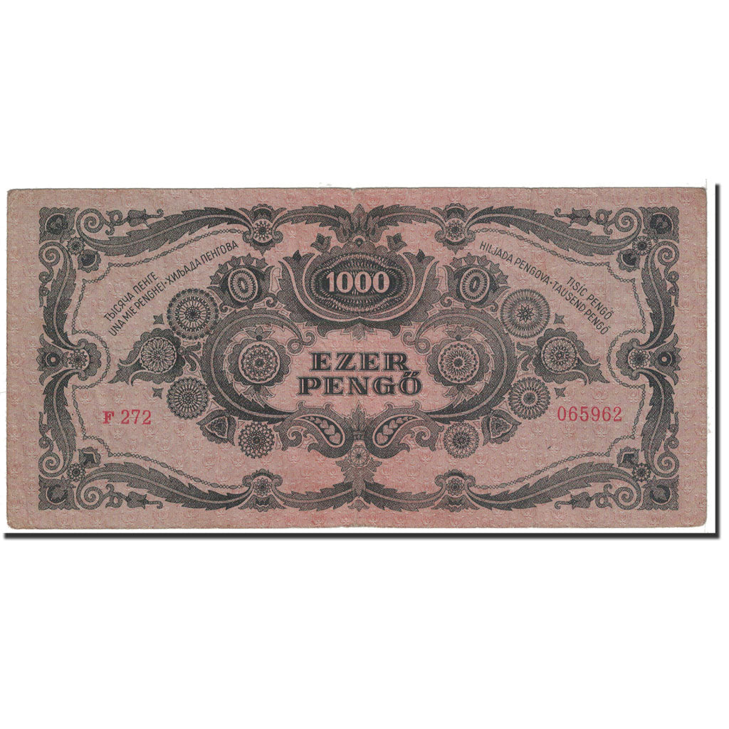 Banknote, Hungary, 1000 Pengö, 1945, 1945-07-15, KM:118b, EF(40-45)