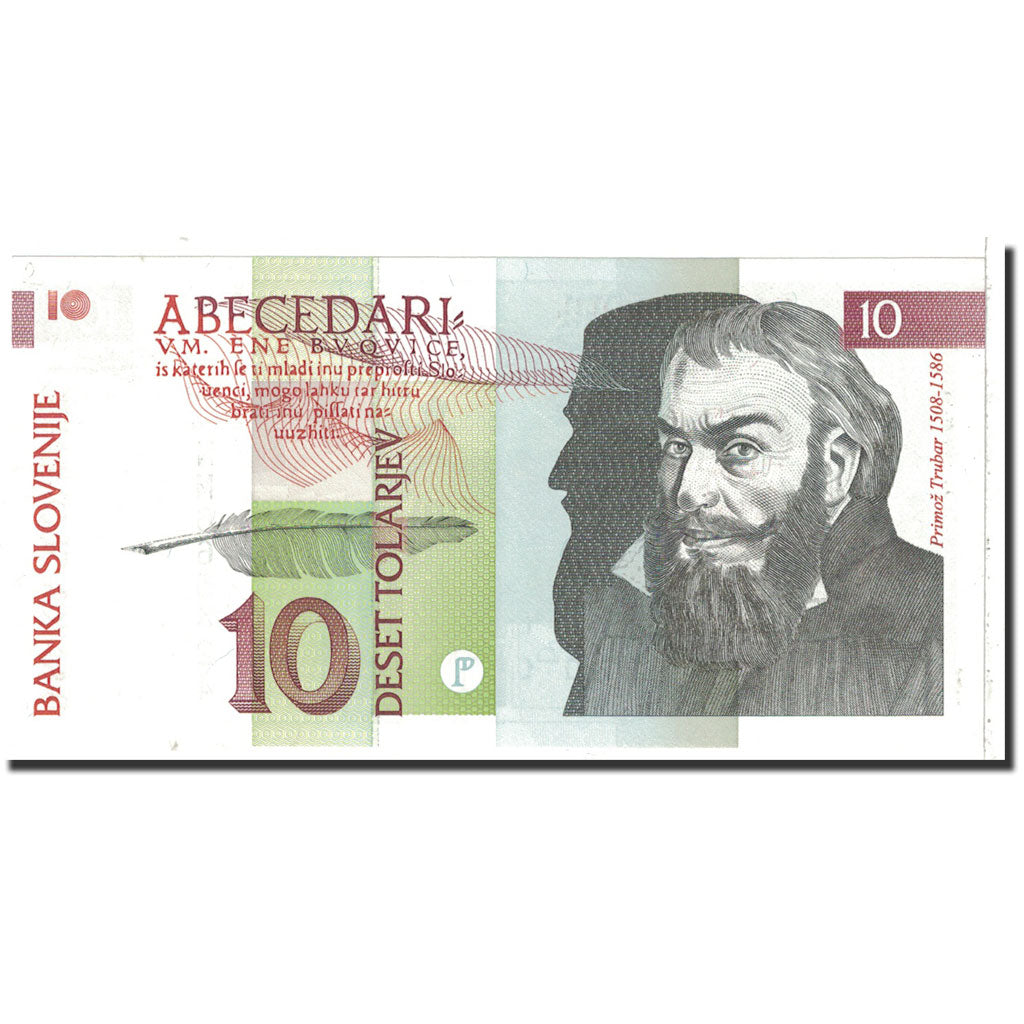 Banknote, Slovenia, 10 Tolarjev, 1992, 1992-01-15, KM:11a, UNC(63)