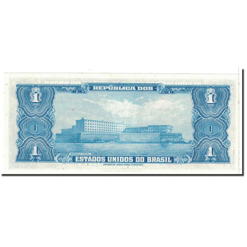 Banknote, Brazil, 1 Cruzeiro, 1954, Undated, KM:150c, UNC(65-70)