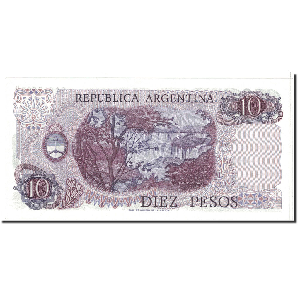 Banknote, Argentina, 10 Pesos, 1973, Undated, KM:295, UNC(63)