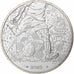 France, 10 Euro, UEFA Euro 2016, 2016, Monnaie de Paris, MS(63), Silver