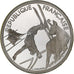 France, 100 Francs, Albertville 1992, 1990, Paris, OLYMPIC GAMES, Silver, MS(63)