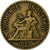 Francia, 2 Francs, Chambre de commerce, 1924, Paris, Aluminio - bronce, BC+