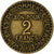 Francia, 2 Francs, Chambre de commerce, 1924, Paris, Aluminio - bronce, BC+