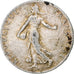 France, 50 Centimes, Semeuse, 1917, Paris, Silver, VF(30-35), Gadoury:420