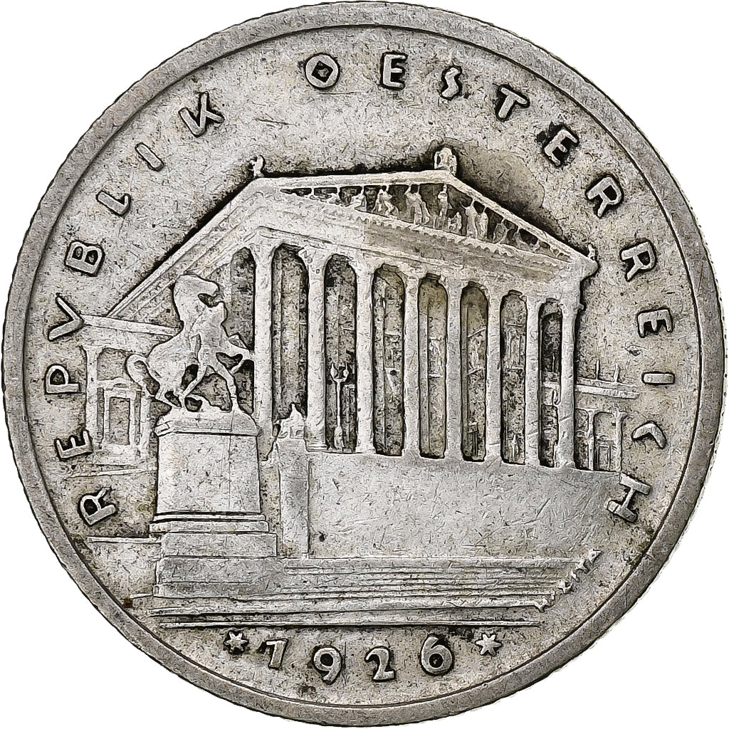 Austria, Schilling, 1926, BB, Argento, KM:2840