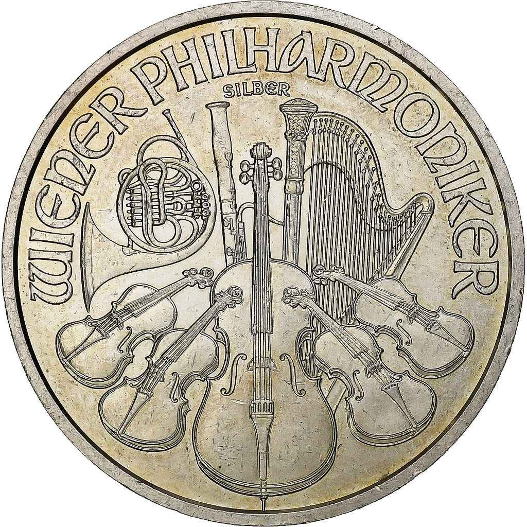 Austria, Philharmonic Orchestra, 1-1/2 Euro, 2016, 1 Oz, MS(60-62), Silver