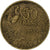 Francia, 50 Francs, Guiraud, 1951, Paris, Aluminio - bronce, BC+, Gadoury:880