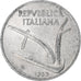 Italia, 10 Lire, 1953, Rome, Aluminio, MBC+, KM:93
