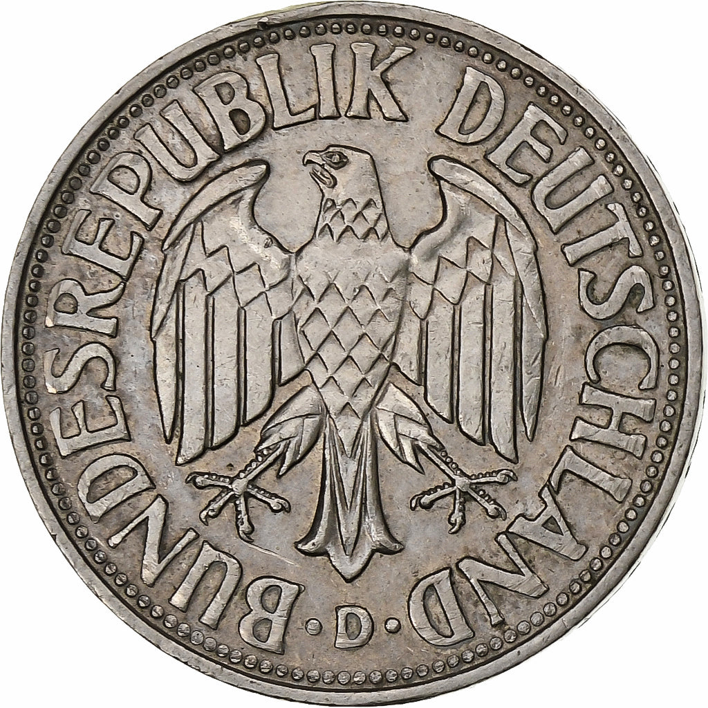 ALEMANHA - REPÚBLICA FEDERAL, Mark, 1969, Munich, Cobre-níquel, AU(50-53)