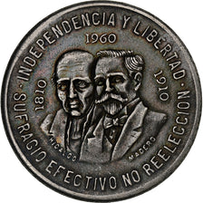 Mexico, 10 Pesos, 1960, Mexico City, Silver, EF(40-45), KM:476