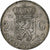 Paesi Bassi, Juliana, 2-1/2 Gulden, 1966, Utrecht, Argento, BB+, KM:185