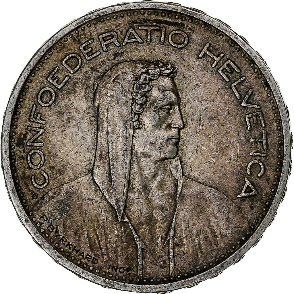 Switzerland, 5 Francs, 1932, Bern, Silver, VF(30-35), KM:40