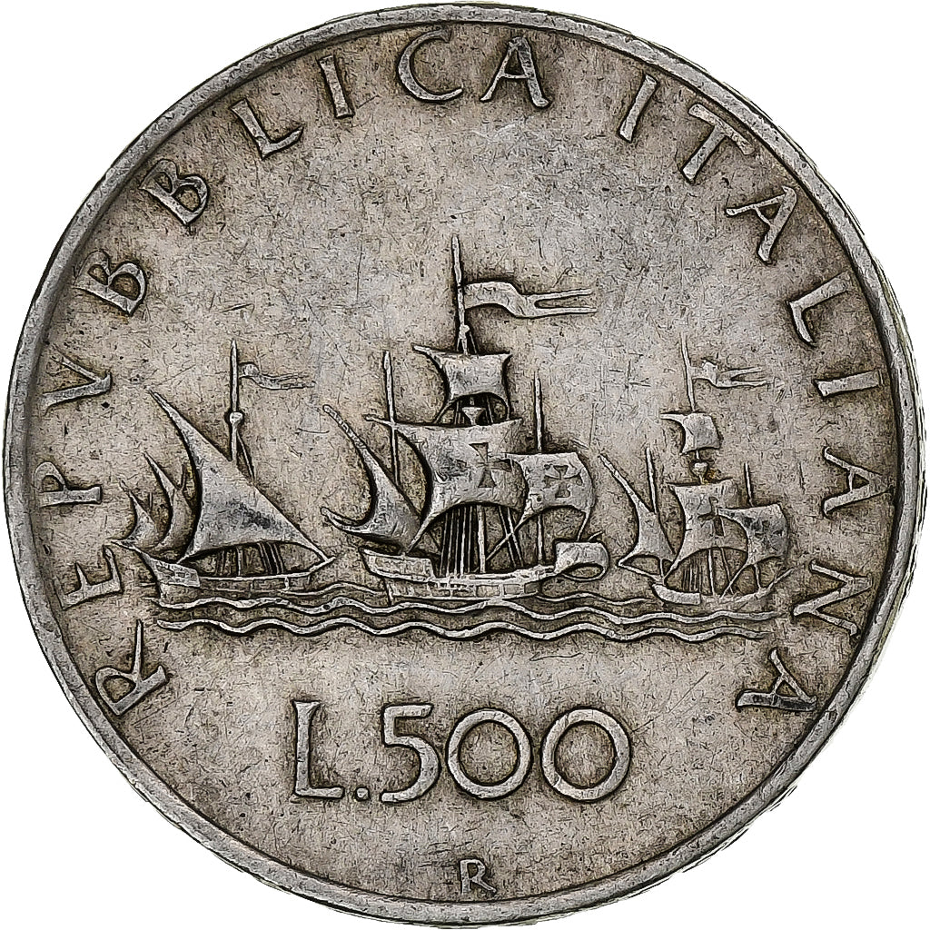 Italy, 500 Lire, 1958, Rome, Silver, VF(30-35), KM:98