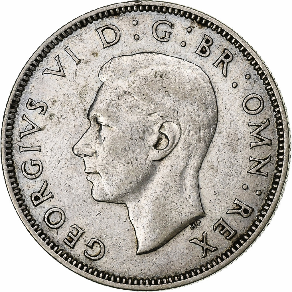 Great Britain, George VI, Two Shillings, 1941, British Royal Mint, Silver