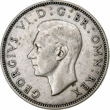 Great Britain, George VI, Two Shillings, 1941, British Royal Mint, Silver