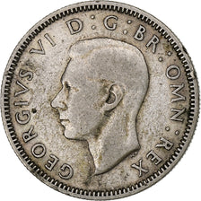 Great Britain, George VI, Shilling, 1938, Silver, VF(30-35), KM:854