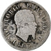 Italie, Vittorio Emanuele II, 50 Centesimi, 1863, Milan, Argent, B+, KM:4a.1