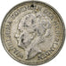 Holandia, Wilhelmina I, 10 Cents, 1936, Utrecht, Srebro, EF(40-45), KM:163