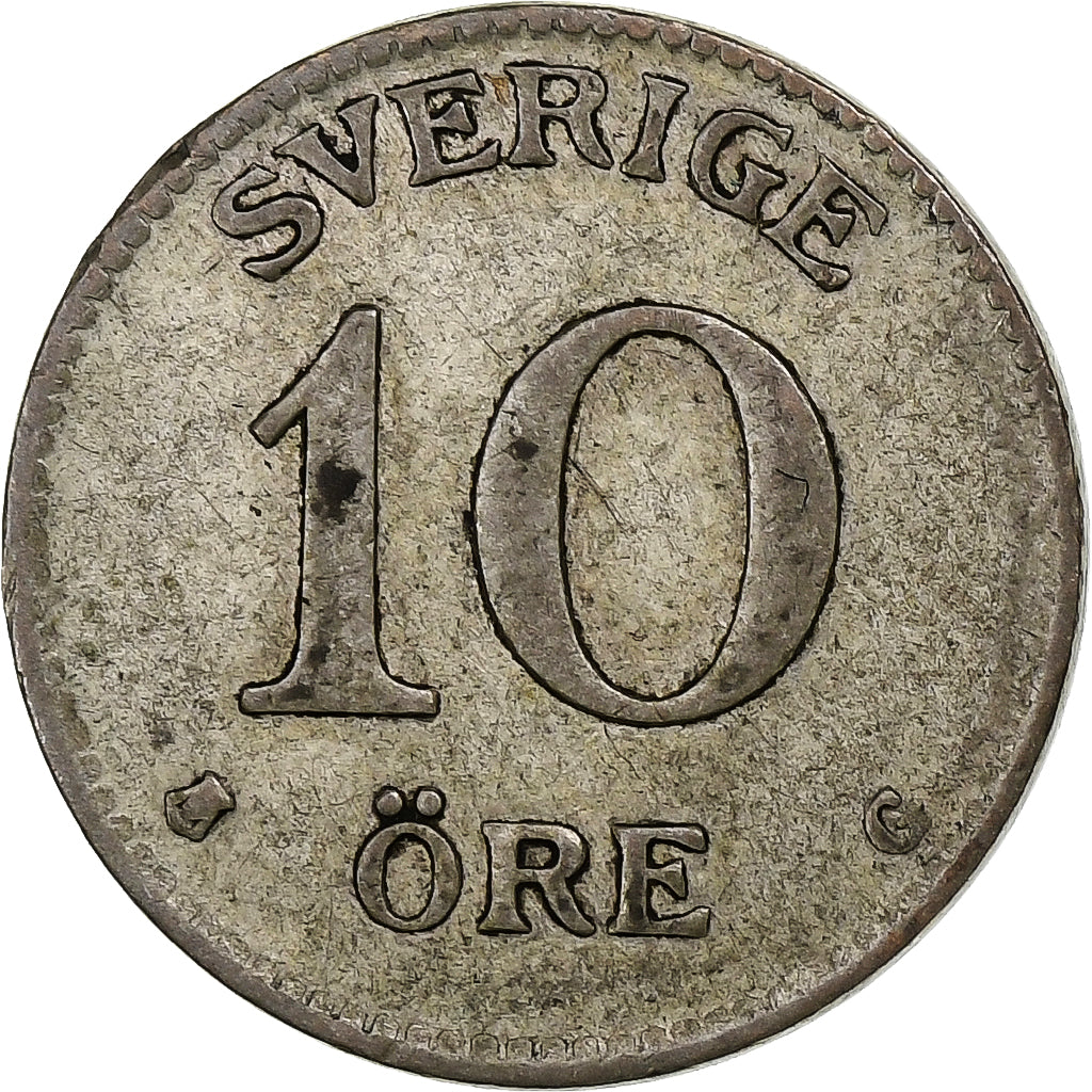 Sweden, Gustaf V, 10 Öre, 1931, Silver, EF(40-45), KM:780