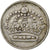 Suécia, Gustaf VI, 25 Öre, 1957, Prata, VF(20-25), KM:824