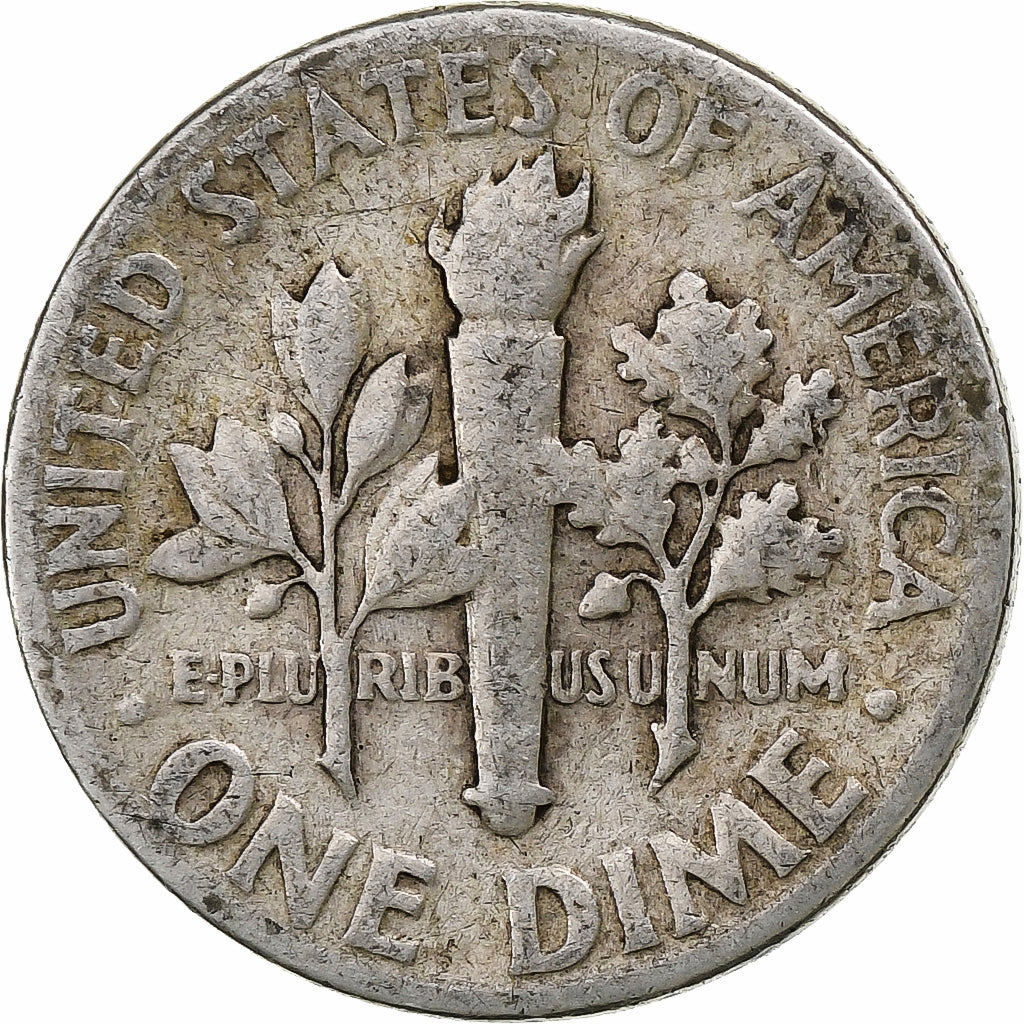 United States, Dime, Roosevelt Dime, 1950, U.S. Mint, Silver, VF(20-25), KM:195