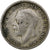 Gran Bretaña, George V, 6 Pence, 1928, Plata, BC+, KM:832