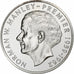 Jamaica, Elizabeth II, 5 Dollars, 1976, Franklin Mint, Proof, Prata, MS(65-70)