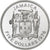Jamaica, Elizabeth II, 5 Dollars, 1976, Franklin Mint, Proof, Silver, MS(65-70)