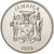Giamaica, Elizabeth II, 10 Cents, 1976, Franklin Mint, Rame-nichel, FDC, KM:54