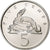 Jamaica, Elizabeth II, 5 Cents, 1976, Franklin Mint, Cobre-níquel, MS(65-70)