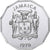 Jamaica, Elizabeth II, Cent, 1976, Franklin Mint, Aluminio, FDC, KM:68