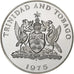 TRINIDAD & TOBAGO, 10 Dollars, 1975, Franklin Mint, Plata, FDC, KM:24a